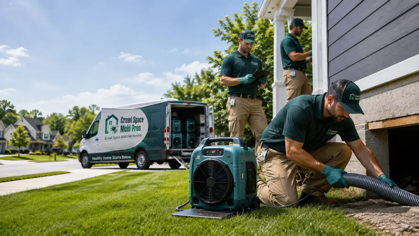 Crawl Space Mold Removal in Arlington, CO